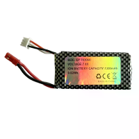 Kootai Ki84 WWII Jager / MO FLY MF A84 / MO FLY P 51D RC Vliegtuig Reserveonderdelen 7.4V 1300mAh LiPo Batterij