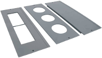 KOPOS PP 80/3_LB Apparaatplaat (l x b) 250 mm x 89 mm 1 stuk(s)