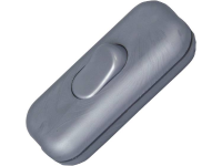 Kopp 191320086 Snoerschakelaar Met trekonlasting Zilver 1x uit/aan 2 A 1 stuks