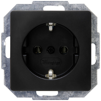 Kopp 923550080 Wandcontactdoos Inzetstuk Paris Zwart (mat) 1 stuk(s)