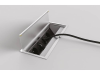 Kopp 939608010 Inbouwstekkerdoos 2 voudig Zilver GST18i aansluitbus