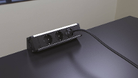 Kopp 939628014 Inbouwstekkerdoos 3 voudig Aluminium (geÃ«loxeerd)