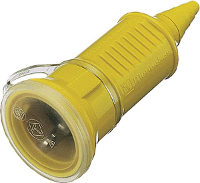 MENNEKES 10845 Koppeling met randaarde Kunststof 230 V Geel IP44