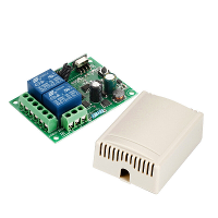 KR2202 433 MHz AC 85 250V 2CH RF Afstandsbedieningsschakelaar Controller + RF Relais Ontvanger voor Licht Garage Deurope
