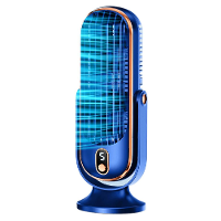 Krachtige Desktop Toer Ventilator 5 Snelheden Verstelbare Desktop Ventilator met Stille Werking 1200mAh Oplaadbare Batte