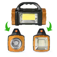 Krachtige Solar Oplaadbare Schijnwerper Met Sterk Licht Buiten LED Zaklamp Grote Capaciteit Lithium Batterij Met Power B