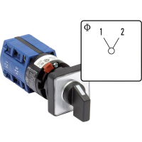 Kraus & Naimer CG4.A221.FS2 Lastscheidingsschakelaar 10 A 1 x 60 ° Grijs, Zwart 1 stuk(s)