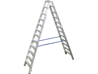 Krause 124784 Aluminium Ladder Werkhoogte (max.): 4.35 M Zilver 17.5 Kg
