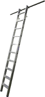 Krause 125200 Aluminium Stellingladder Werkhoogte (max.): 4.10 M Zilver 7.2 Kg