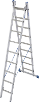 Krause 133472 Aluminium Multifunctionele Ladder Incl. Stabiliteitsbalk Werkhoogte (max.): 5.25 M Aluminium 10.1 Kg