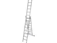 Krause 133748 Aluminium Multifunctionele Ladder Incl. Stabiliteitsbalk Werkhoogte (max.): 6.05 M Aluminium 16.0 Kg