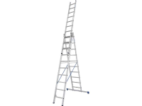 Krause 133762 Aluminium Multifunctionele Ladder Werkhoogte (max.): 7.65 M Aluminium 18.5 Kg