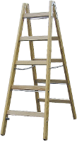 Krause 170149 Hout Ladder Werkhoogte (max.): 4.80 M Hout 21 Kg
