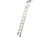 Krause 819369 Aluminium Stellingladder Verrijdbaar Werkhoogte (max.): 4.10 M Zilver 11.7 Kg