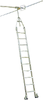 Krause 819475 Aluminium Stellingladder Werkhoogte (max.): 4.10 M Zilver 17.3 Kg
