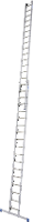 Krause Stabilo 133878 Aluminium Optrekladder Incl. Stabiliteitsbalk Werkhoogte (max.): 9.85 M Aluminium 28.1 Kg