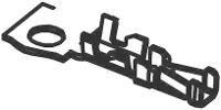 Krimpcontact Minitek Totaal aantal polen 1 FCI 77138 001LF 1 stuk(s)