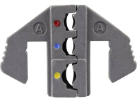 TOOLCRAFT PLE 0A Krimp onderdelen Geïsoleerde kabelschoenen, Geïsoleerde platte stekkers Krimpbereik: 0.5 Tot 6 mm² Geschikt voor merk: TOOLCRAFT PZ 500
