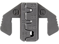 TOOLCRAFT PLE 0H Krimp onderdelen Platte stekkers, D sub stekkers Krimpbereik: 2.5 Tot 10 mm² Geschikt voor merk: TOOLCRAFT PZ 500
