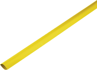 TRU COMPONENTS 1225483 Krimpkous zonder lijm Geel 100 mm 50 mm Krimpverhouding:2:1 per meter