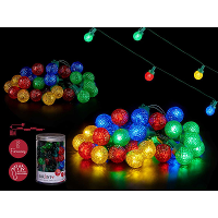 Krist+ Lichtsnoer   600 cm   30 LEDs   gekleurd   batterij
