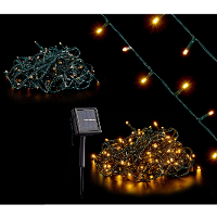 Krist+ Lichtsnoer   solar   200 warm witte LEDs   10 m