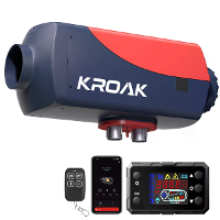 KROAK F1 5 8KW 12V 24V Split Auto Parkeerverwarming bluetooth Knop Afstandsbediening Slim Met Demper
