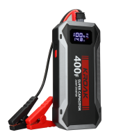 KROAK S300 1200A 400F Super Condensatof Jump Starter 12V Draagbare Auto Jumper Noodbatterij Booster met Draagtas Fofce S