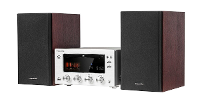 Krüger&Matz: KM1598DAB Stereoset   Zilver / Hout