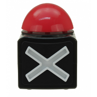 Quiz buzzer button   licht en geluid   11 cm   nee/ fout