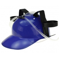 Verkleed Bier helm blauw