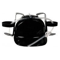 Verkleed Bier helm zwart