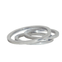 KS Tools 150.1455 Aluminium afdichtingen voor olieaftapschroeven, M17