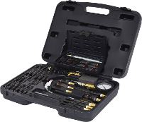 KS Tools 150.3660 Compressietestapparaat set voor dieselmotoren, 36 delig