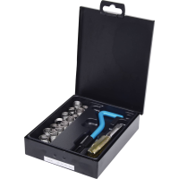 KS Tools 150.6140 Nirostaal schroefdraad reparatieset M14x1,25mm, 17 delig