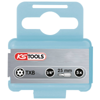 KS Tools 910.2357 9102357 Torx bit TB 27 RVS V2A Roestvast C 6.3 5 Stuk(s)