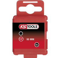 KS Tools 911.2705 XZN bit M4 Speciaal staal E 6.3 5 Stuk(s)