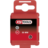 KS Tools 911.2774 9112774 Torx bit TB 8 Speciaal staal Vernikkeld E 6.3 5 Stuk(s)