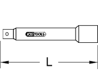 KS Tools 9181817 918.1817 Dopsleutelverlenging Aandrijving 1/2 (12,5 mm) 305 mm 1 stuk(s)