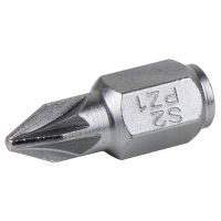 KS Tools 918.3045 9183045 Kruis bit Aandrijving: 1/4 (6,3 mm) Uitvoering: Kruiskop Pozidriv PZ 1 18.0 Mm