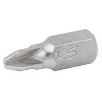 KS Tools 930.3020 9303020 Kruis bit PZ 1 Staal Vernikkeld 1 stuk(s)