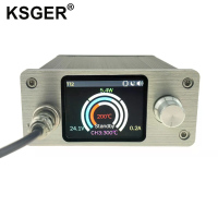 KSGER soldeerstation controller voor C210 C245 T12 soldeertippen AC 100 240V TFT 2,0 inch Display
