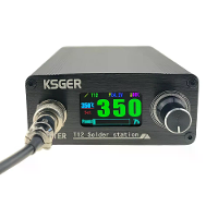 KSGER T12 soldeerstation 75W OLED scherm FX9501 handvat 50 500°C AC100 240V Snelle verwarming Automatisch slaapmodus GX1