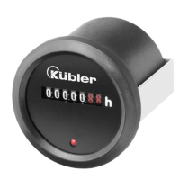 Kübler Group 3.474.911.373 HR47 Bedrijfsurenteller HR 47