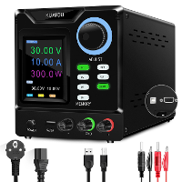 KUAIQU Programmeerbare DC voeding Instelbaar 305/3010/605/1203 met HD 4 cijferig kleurendisplay Nauwkeurige encoderknopp