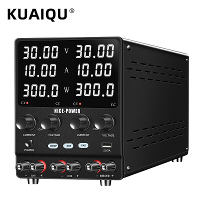 KUAIQU Verstelbare Dual Channel Voeding Serie Parallel Onafhankelijke Triple Output Functie Bank Voeding Laad Batterij 3