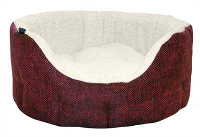 Kudos Intimo Hondenmand Soft Rood / Zwart / Wit #95;_84 Cm