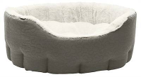 Kudos Lusso Hondenmand Soft Grijs / Wit #95;_71 Cm