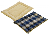 Kudos Mat Draadkooi Oliva Ruit Blauw / Creme #95;_120x70x1 Cm