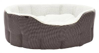 Kudos Riga Hondenmand Soft Grijs / Wit #95;_58 Cm